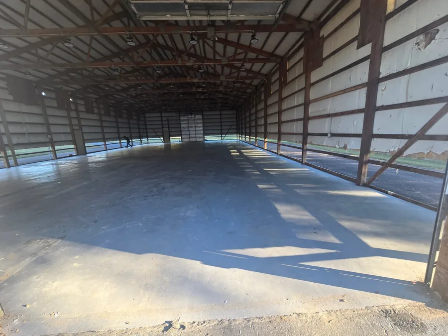 New concrete slab floor poured inside a pole barn, SC Concrete LLC